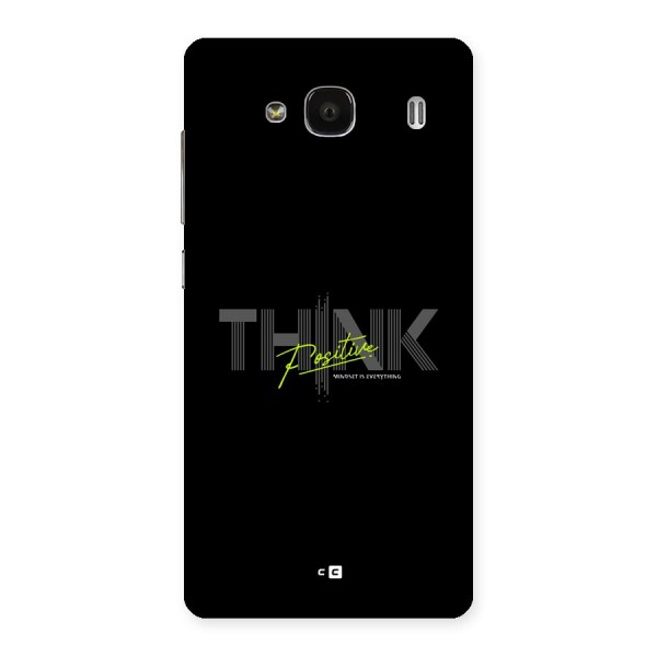 Think Positive Only Back Case for Redmi 2