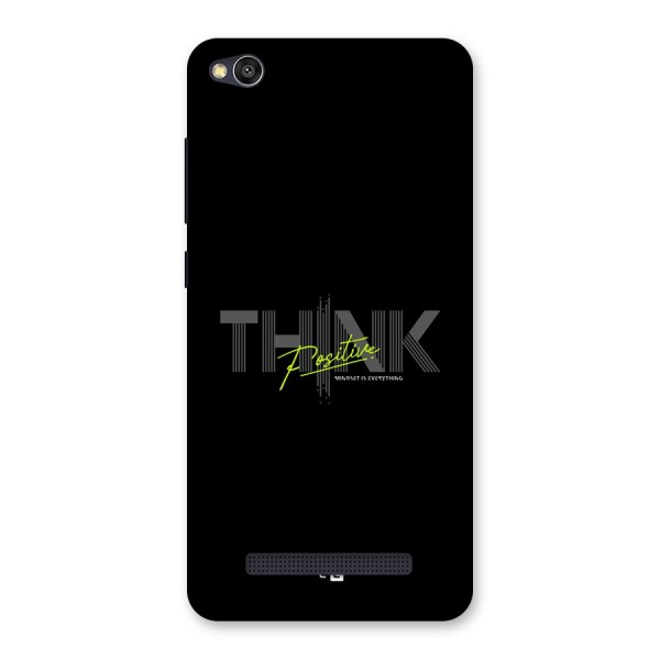 Think Positive Only Back Case for Redmi 4A