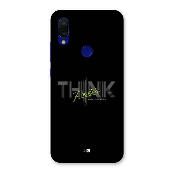 Think Positive Only Back Case for Redmi 7