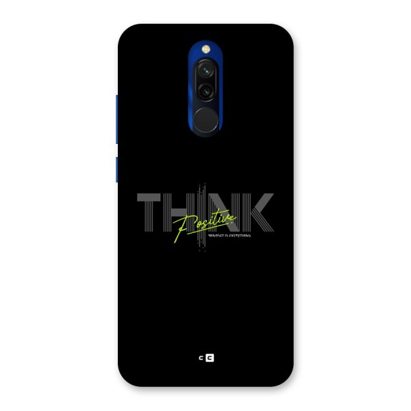 Think Positive Only Back Case for Redmi 8