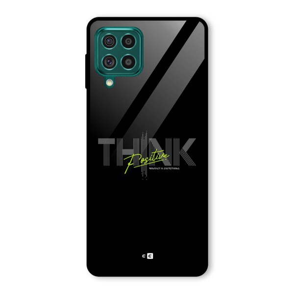 Think Positive Only Glass Back Case for Galaxy F62