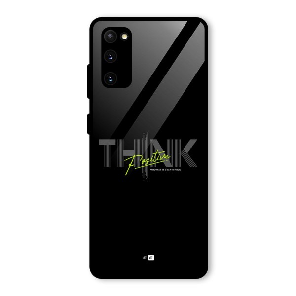 Think Positive Only Glass Back Case for Galaxy S20 FE 5G