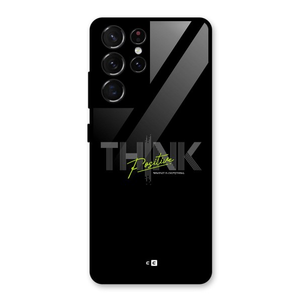 Think Positive Only Glass Back Case for Galaxy S21 Ultra 5G
