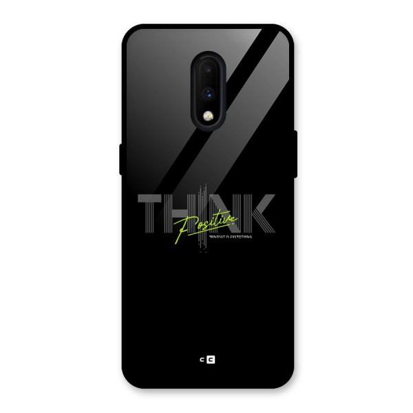 Think Positive Only Glass Back Case for OnePlus 7