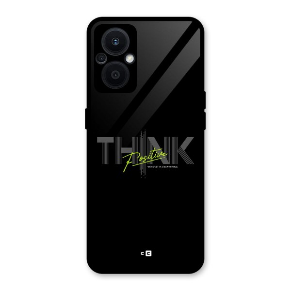 Think Positive Only Glass Back Case for Oppo F21s Pro 5G
