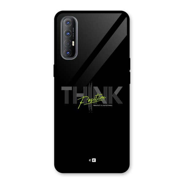 Think Positive Only Glass Back Case for Oppo Reno3 Pro