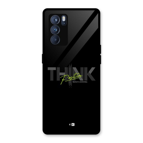 Think Positive Only Glass Back Case for Oppo Reno6 Pro 5G
