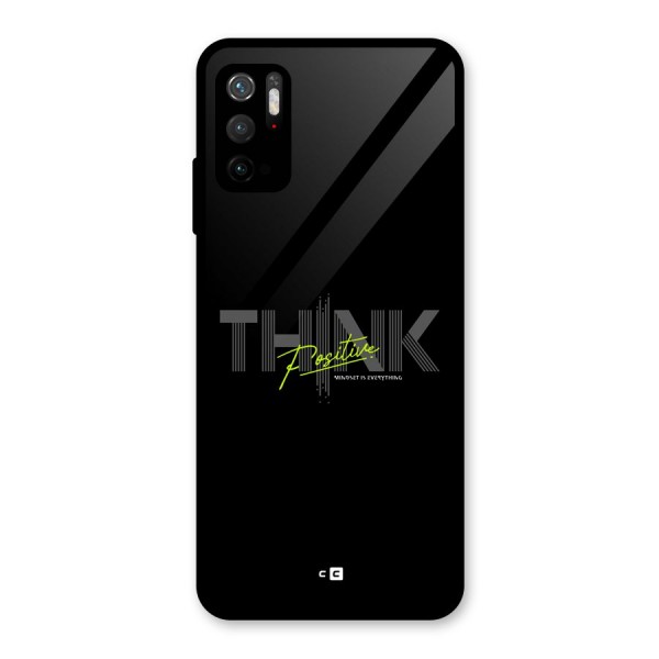 Think Positive Only Glass Back Case for Poco M3 Pro 5G