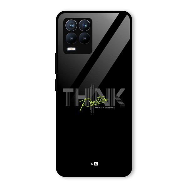 Think Positive Only Glass Back Case for Realme 8 Pro