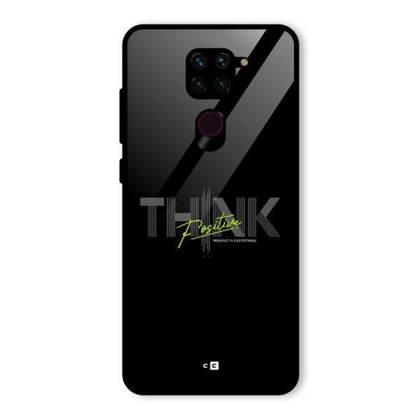 Think Positive Only Glass Back Case for Redmi Note 9