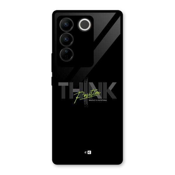 Think Positive Only Glass Back Case for Vivo V27