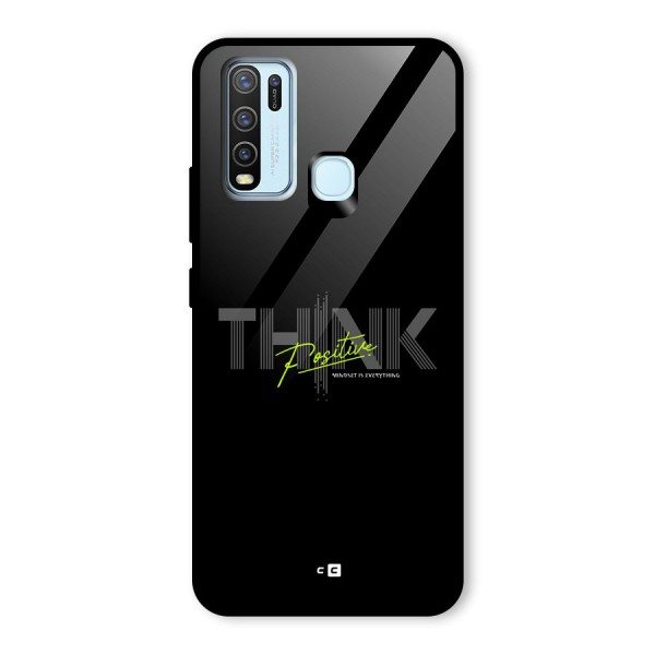 Think Positive Only Glass Back Case for Vivo Y30