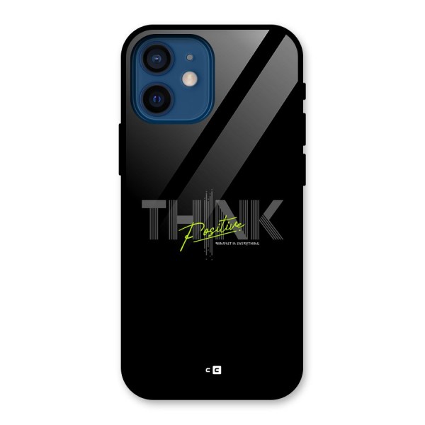 Think Positive Only Glass Back Case for iPhone 12 Mini