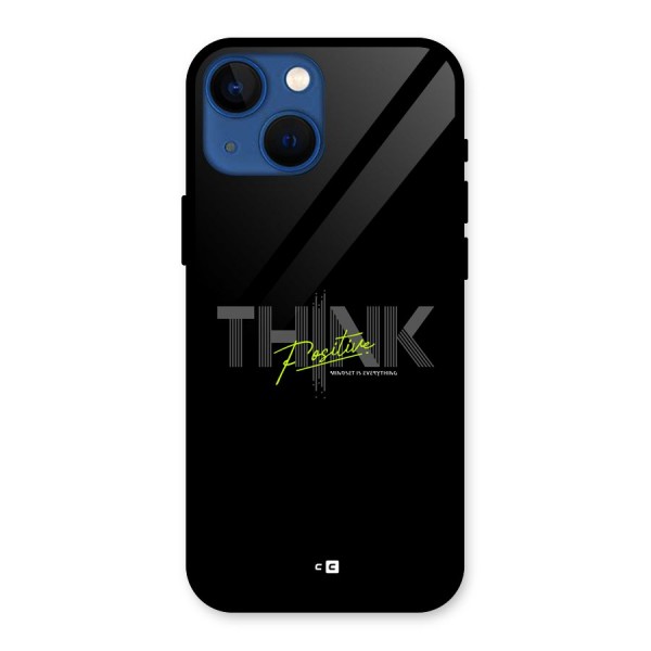 Think Positive Only Glass Back Case for iPhone 13 Mini