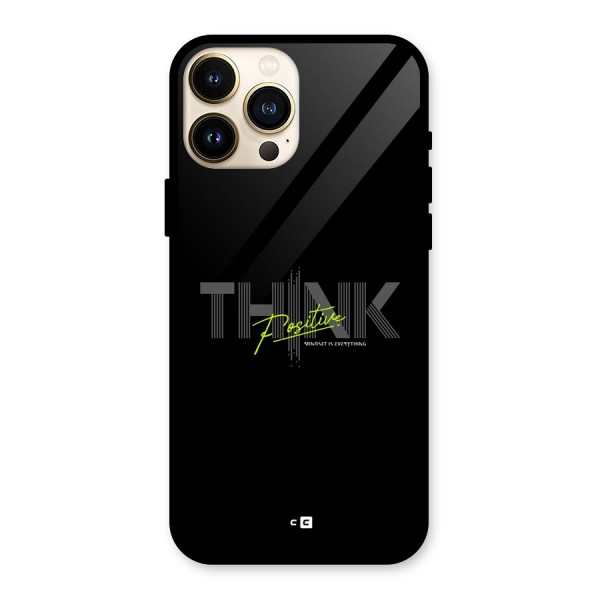 Think Positive Only Glass Back Case for iPhone 13 Pro Max