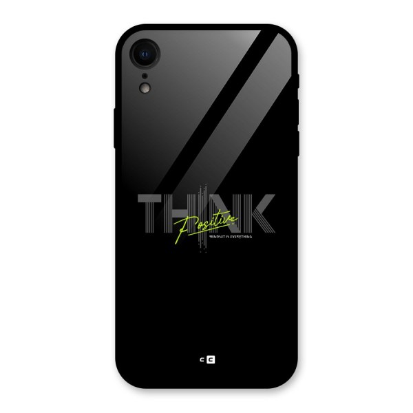 Think Positive Only Glass Back Case for iPhone XR