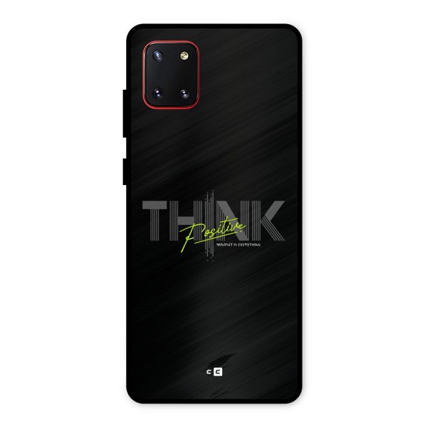 Think Positive Only Metal Back Case for Galaxy Note 10 Lite