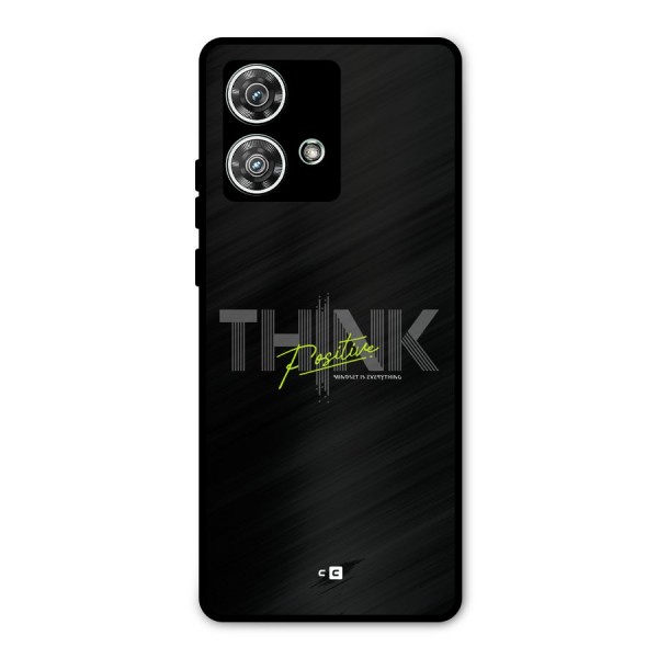 Think Positive Only Metal Back Case for Motorola Edge 40 Neo