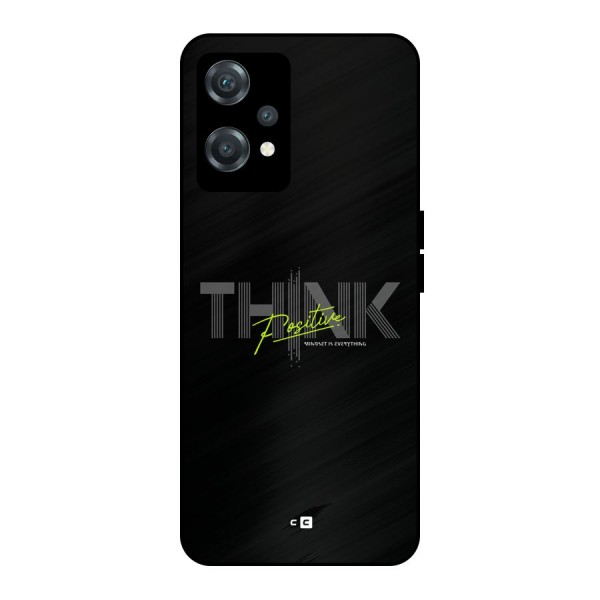 Think Positive Only Metal Back Case for OnePlus Nord CE 2 Lite 5G