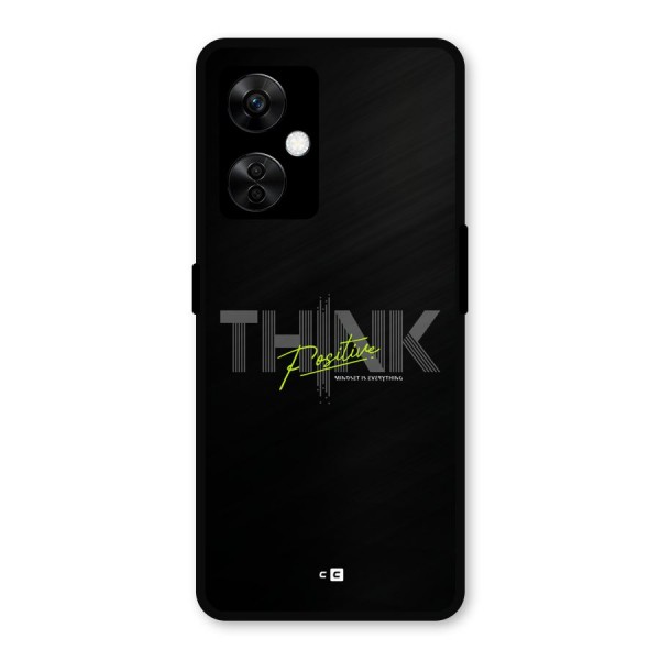 Think Positive Only Metal Back Case for OnePlus Nord CE 3 Lite