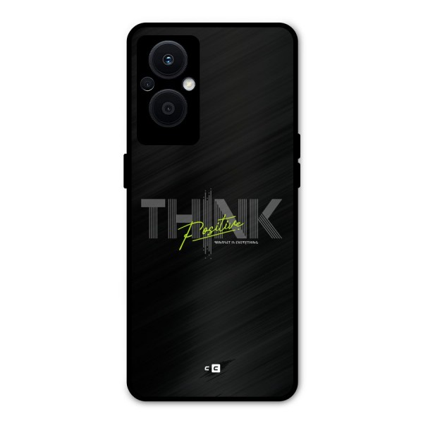 Think Positive Only Metal Back Case for Oppo F21s Pro 5G