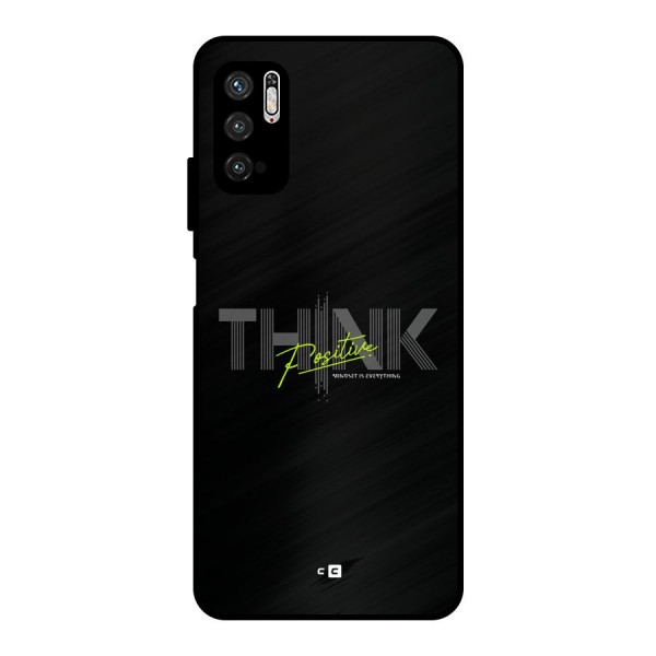 Think Positive Only Metal Back Case for Poco M3 Pro 5G