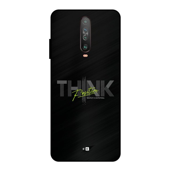Think Positive Only Metal Back Case for Poco X2