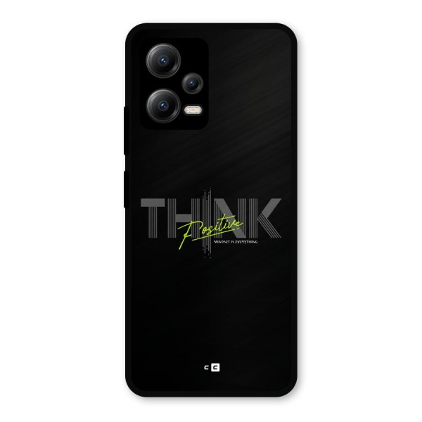 Think Positive Only Metal Back Case for Poco X5