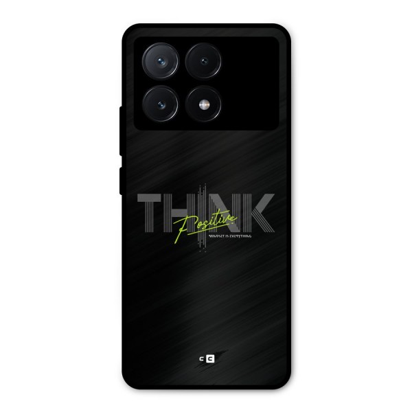 Think Positive Only Metal Back Case for Poco X6 Pro