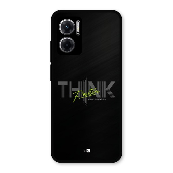 Think Positive Only Metal Back Case for Redmi 11 Prime 5G
