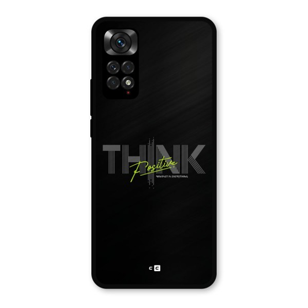 Think Positive Only Metal Back Case for Redmi Note 11