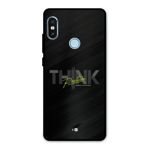 Think Positive Only Metal Back Case for Redmi Note 5 Pro