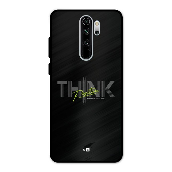 Think Positive Only Metal Back Case for Redmi Note 8 Pro