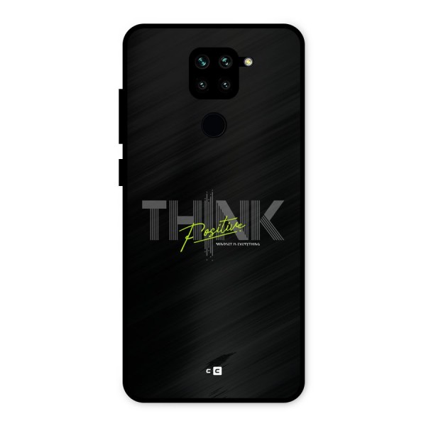 Think Positive Only Metal Back Case for Redmi Note 9