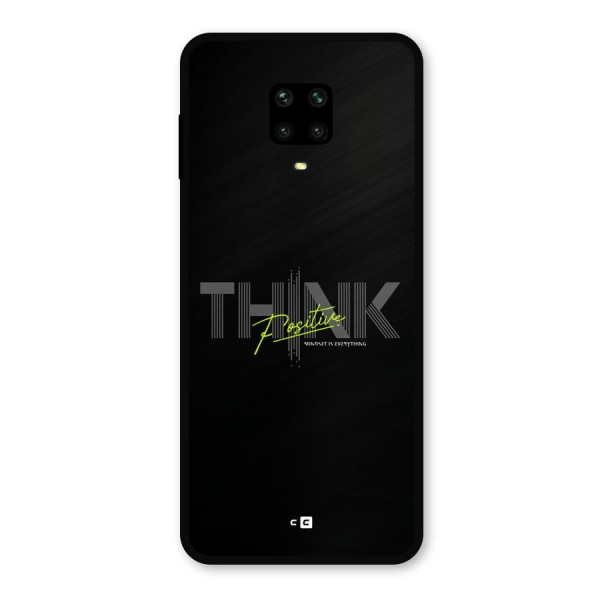 Think Positive Only Metal Back Case for Redmi Note 9 Pro Max