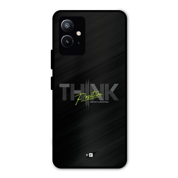 Think Positive Only Metal Back Case for Vivo T1 5G