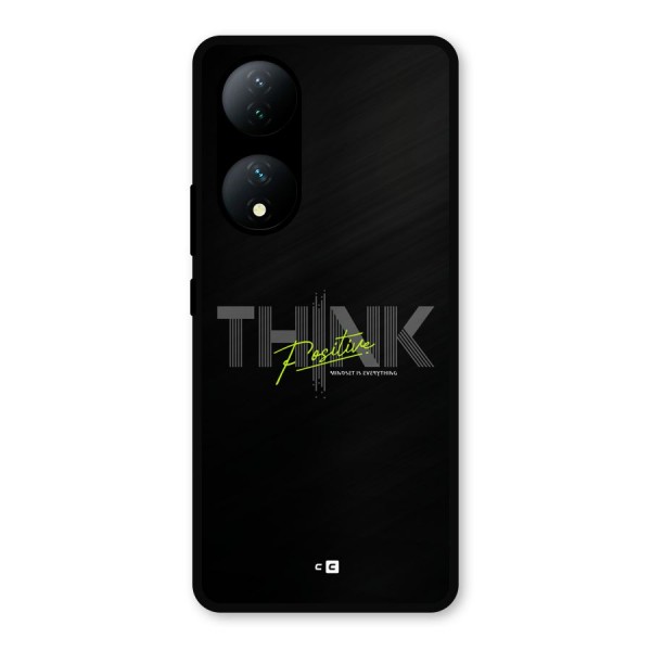 Think Positive Only Metal Back Case for Vivo Y100a