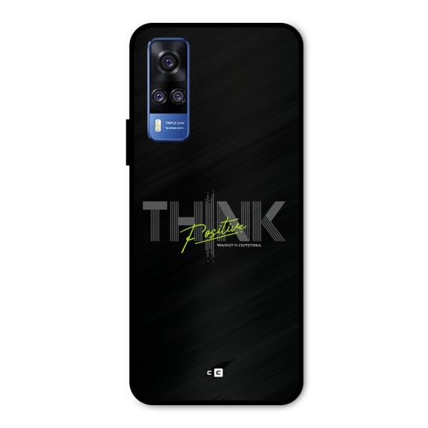 Think Positive Only Metal Back Case for Vivo Y51A