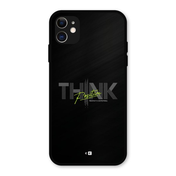 Think Positive Only Metal Back Case for iPhone 11