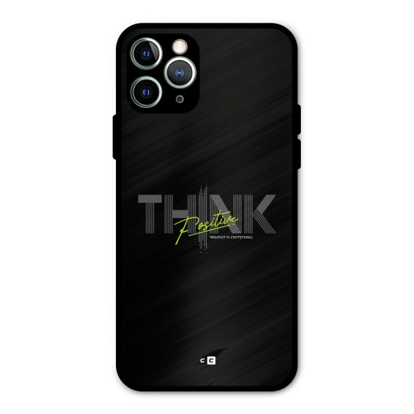 Think Positive Only Metal Back Case for iPhone 11 Pro Max