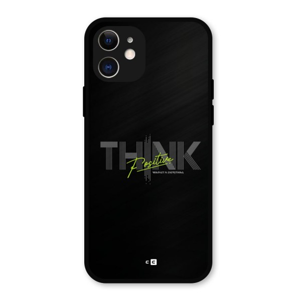 Think Positive Only Metal Back Case for iPhone 12