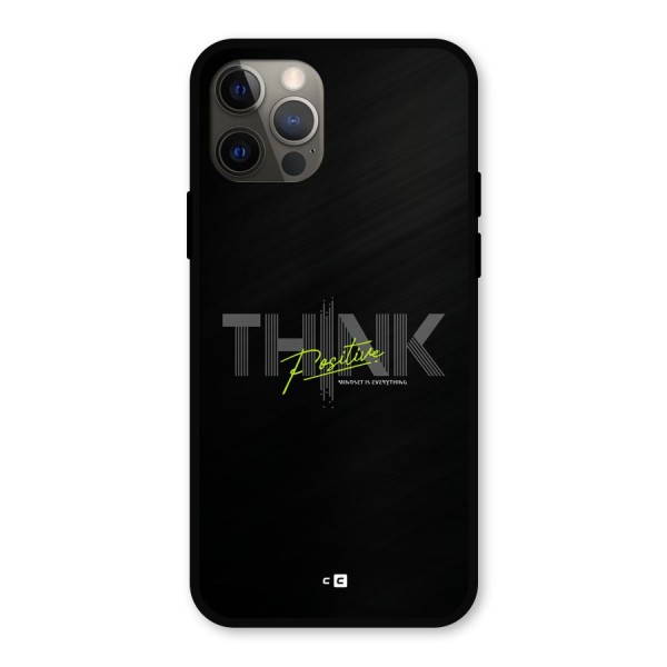Think Positive Only Metal Back Case for iPhone 12 Pro