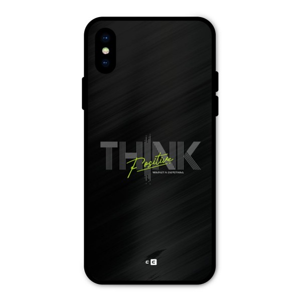 Think Positive Only Metal Back Case for iPhone XS