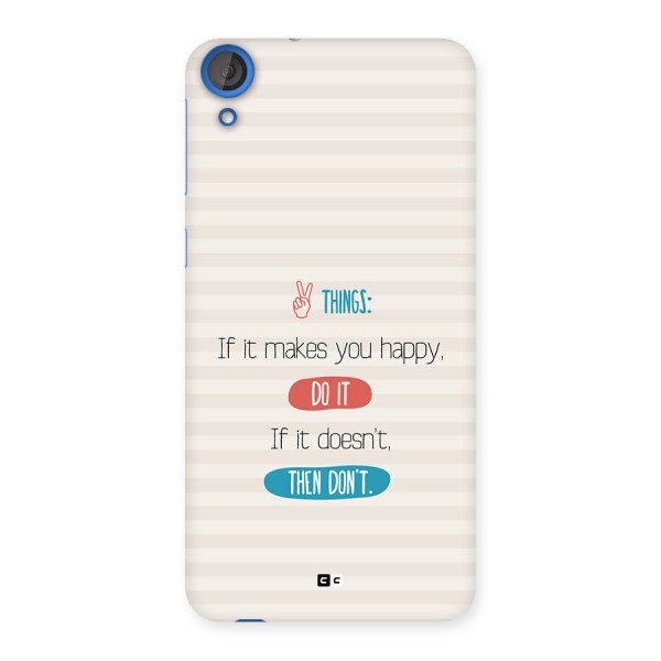 Think Then Back Case for Desire 820