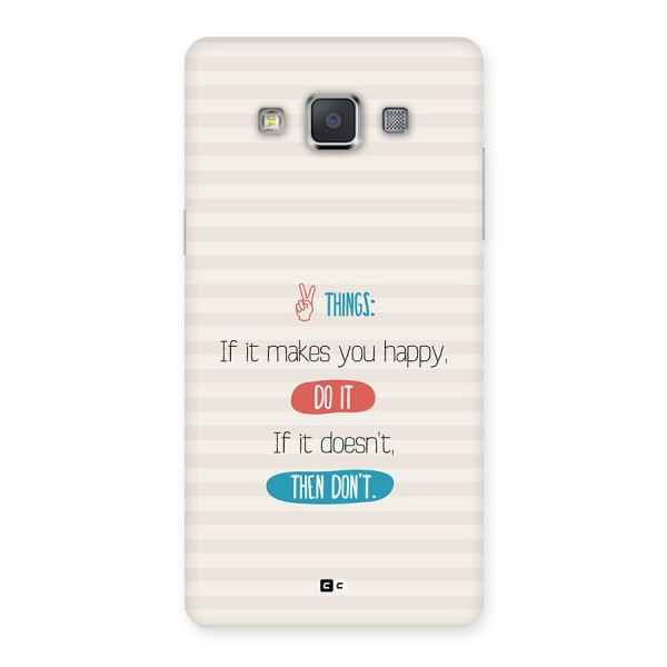 Think Then Back Case for Galaxy Grand 3