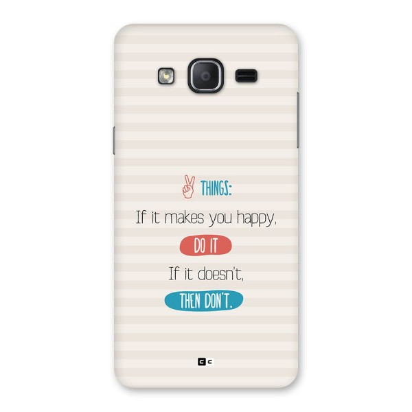 Think Then Back Case for Galaxy On7 Pro