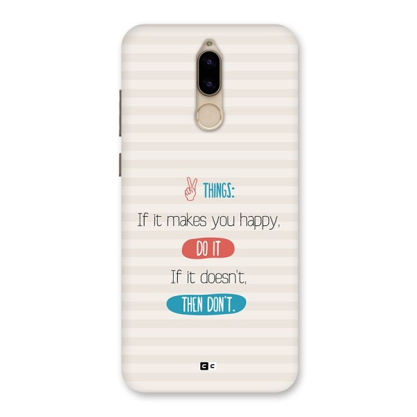 Think Then Back Case for Honor 9i