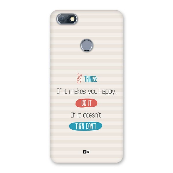 Think Then Back Case for Infinix Note 5