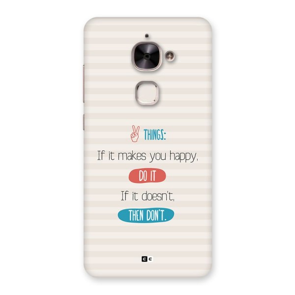 Think Then Back Case for Le 2