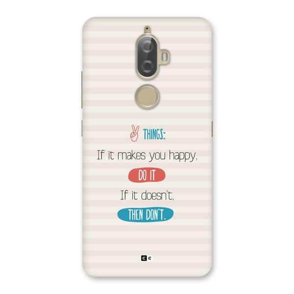 Think Then Back Case for Lenovo K8 Plus